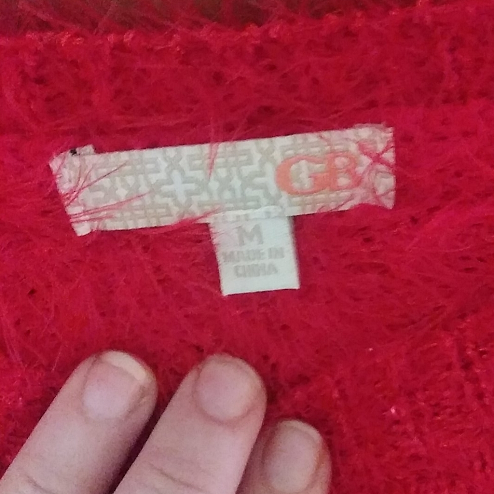 💵SALE 2 FOR $20💵🌹Beautiful Red Sweater🌹 - Picture 2 of 5